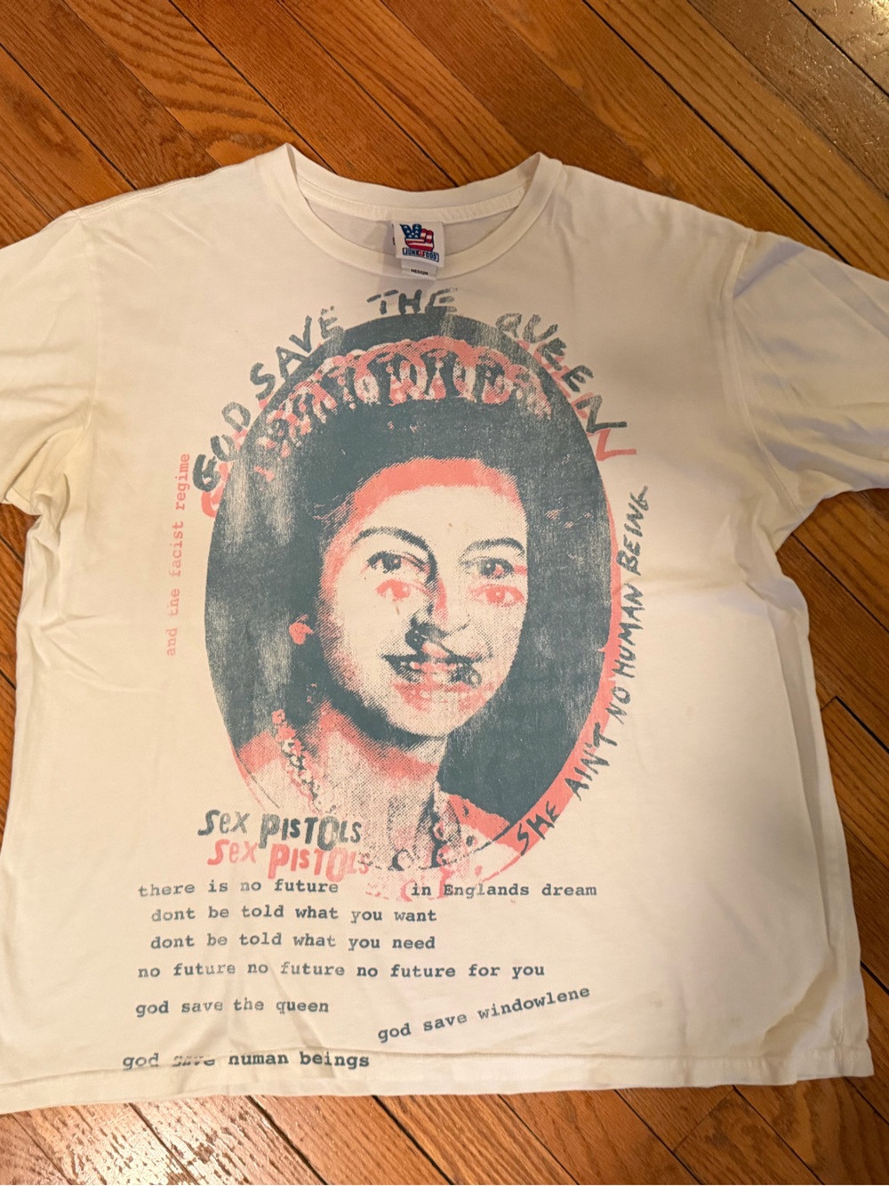 Junk Food Clothing White Tee with Black and Red Graphic - Picture 4 of 7